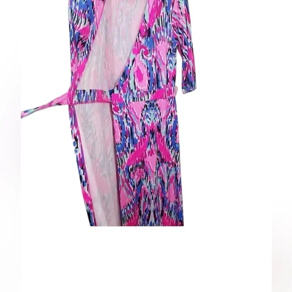 LILLY PULITZER MARVISTA
WRAP MAXI DRESS In MULTI FREE
SPIRIT Print Size Medium. - Picture 9 of 9